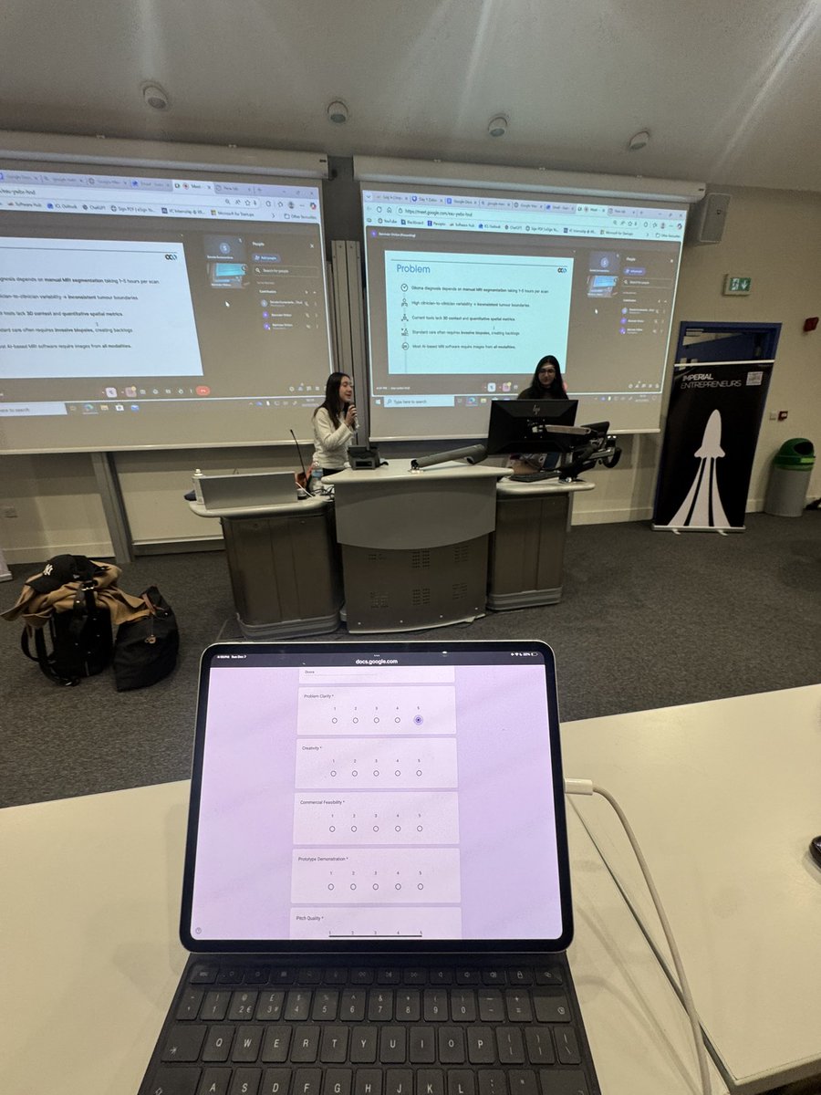 Back to judging! <a href="/imperialcollege/">Imperial College London</a> hack so much talent in Europe &amp; 🇬🇧