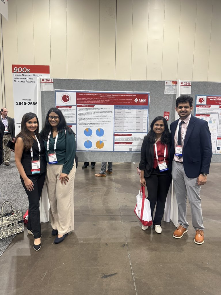 SrinishantR's tweet image. Amazing #ASH25 with amazing #Mentors!

So grateful to be surrounded by mentors who truly care.
Thank you, Dr. Shah, Dr. Bhagavatula &amp;amp; Dr. Mewawalla, for your continued guidance and support! ✨