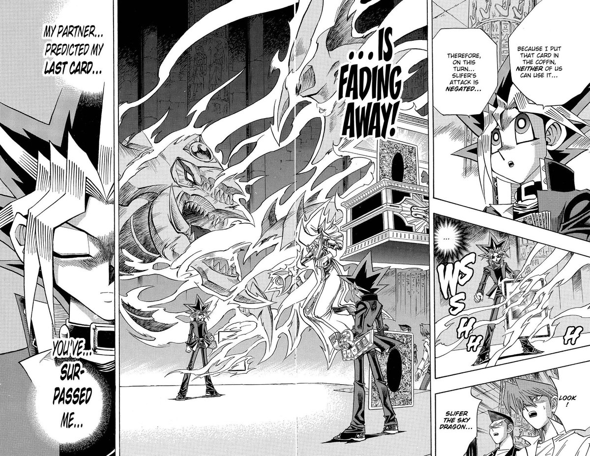"Lacky" like the Goat didn't beat Atem fair and square and prove he's the KING OF GAMES