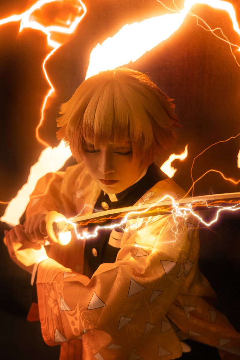 雷⚡️

#あがつま ぜんいつ 
#鬼滅の刃 
#cosplay