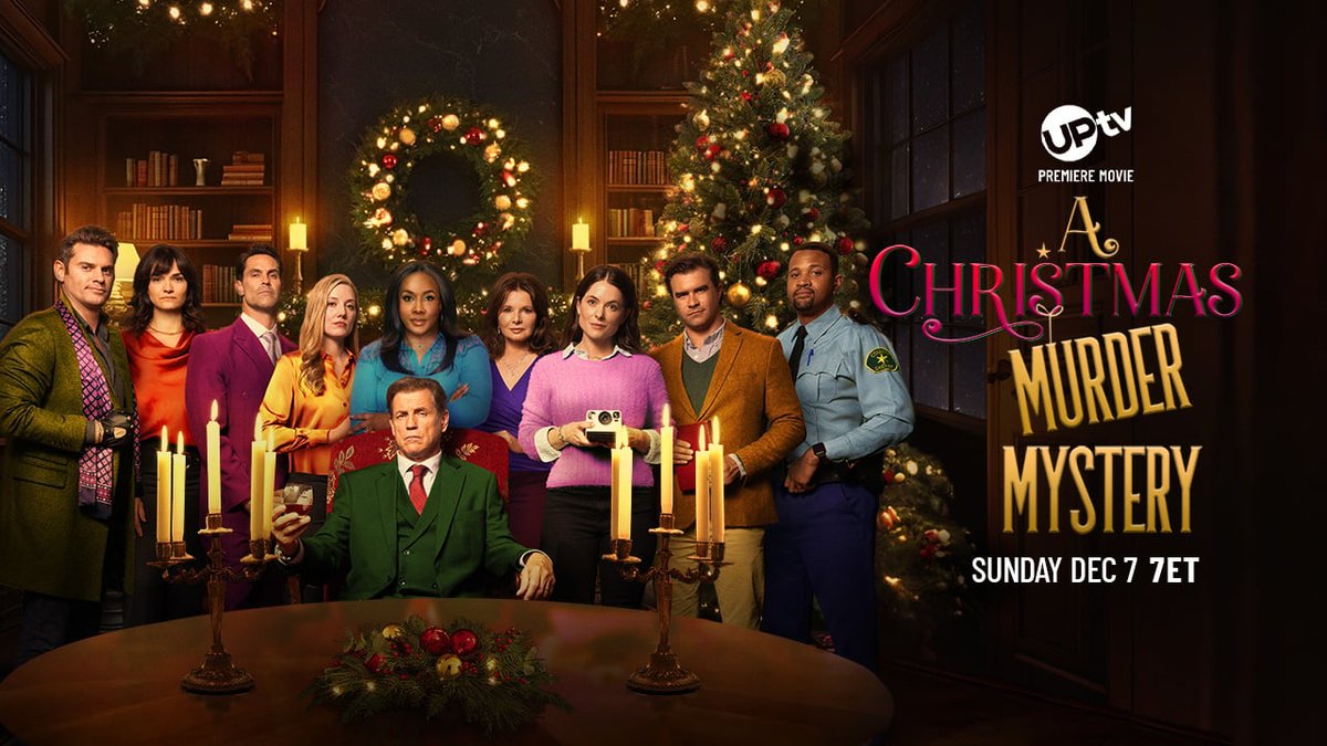 LollyChristmas's tweet photo. "A Christmas Murder Mystery", starring Jamie Bernadette, @RobCMayes and Vivica A. Fox, premieres on @UPtv TONIGHT at 7pm/6c—part of #MostUpliftingChristmasEver!

Read more about UPtv's holiday lineup at https://t.co/nK5KDFY8mX! ❄️

#StayMerry #AChristmasMurderMystery https://t.co/dQZWPDPAmB