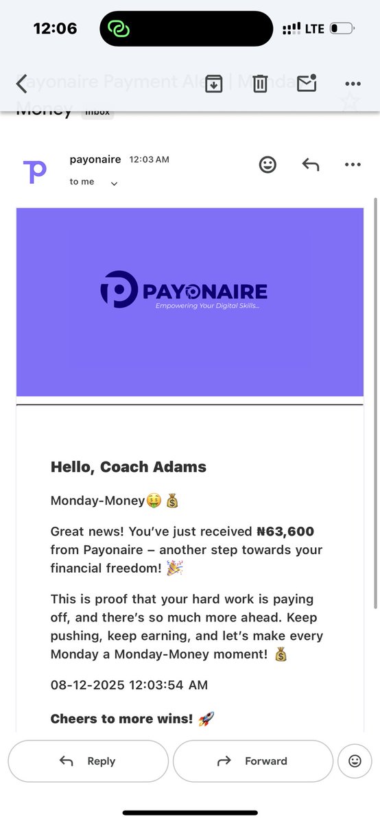julius51232's tweet photo. “Omo congratulations to me oo! Payonaire don run me my money 63k inside just 7 days. Who dey breeeetth? 😂💰 More cashout still dey come.

Thanks @payonaire_ ✅❤️ https://t.co/Tyft1ffR1v
