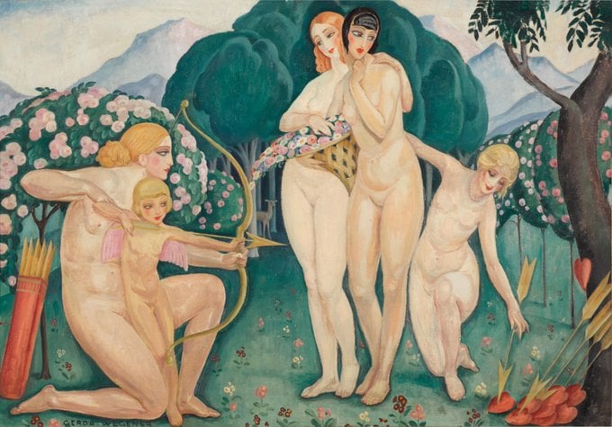 tomfishpaw's tweet photo. #GerdaWegener
Venus and Amor https://t.co/1uXOZ5f2qX
