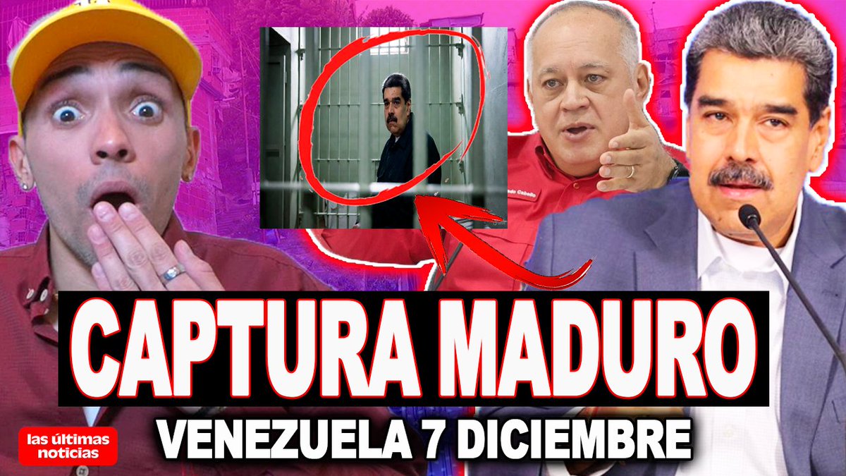 CAPTURADO DIOSDADO ORDENA DETENCION CONTRA MADURO COÑAZA PIDE AUXILIO EN... youtube.com/live/q6o4EmCt5… a través de <a href="/YouTube/">YouTube</a>