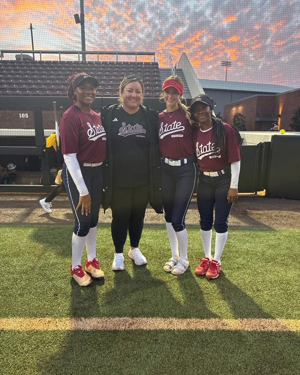 Thank you <a href="/HailStateSB/">Mississippi State Softball</a> for a great camp experience!  <a href="/NiaIngraham/">Nia B. Ingraham2028</a> , <a href="/MakJohnson2028/">Makenna Johnson 2028</a> and <a href="/maatwillis/">Ma’at Willis 2028</a> had an amazing time!

<a href="/StLChaos/">StL Chaos</a>