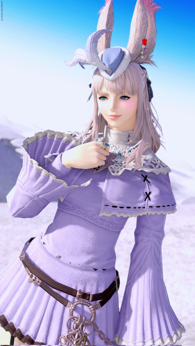 - ̗̀ ☀️  ̖́-𝓖𝓸𝓸𝓭  𝓶𝓸𝓻𝓷𝓲𝓷𝓰.☕ᐝ💖  ̖́-🐰

今日も良い一日をお過ごしくださいませ✨
❄_(・×・_∪⌒)ο
#FF14 #ヴィエラ  #おはウサ