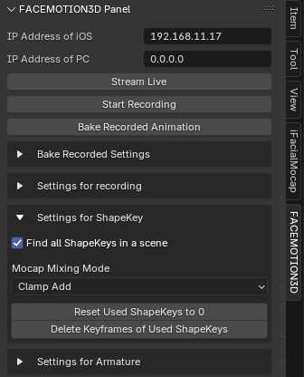 Blender add-on v2.9.3 is out. It now runs faster even on high-poly models, and adds a button to reset all Facemotion3D-related ShapeKey values to 0.
drive.google.com/drive/folders/…