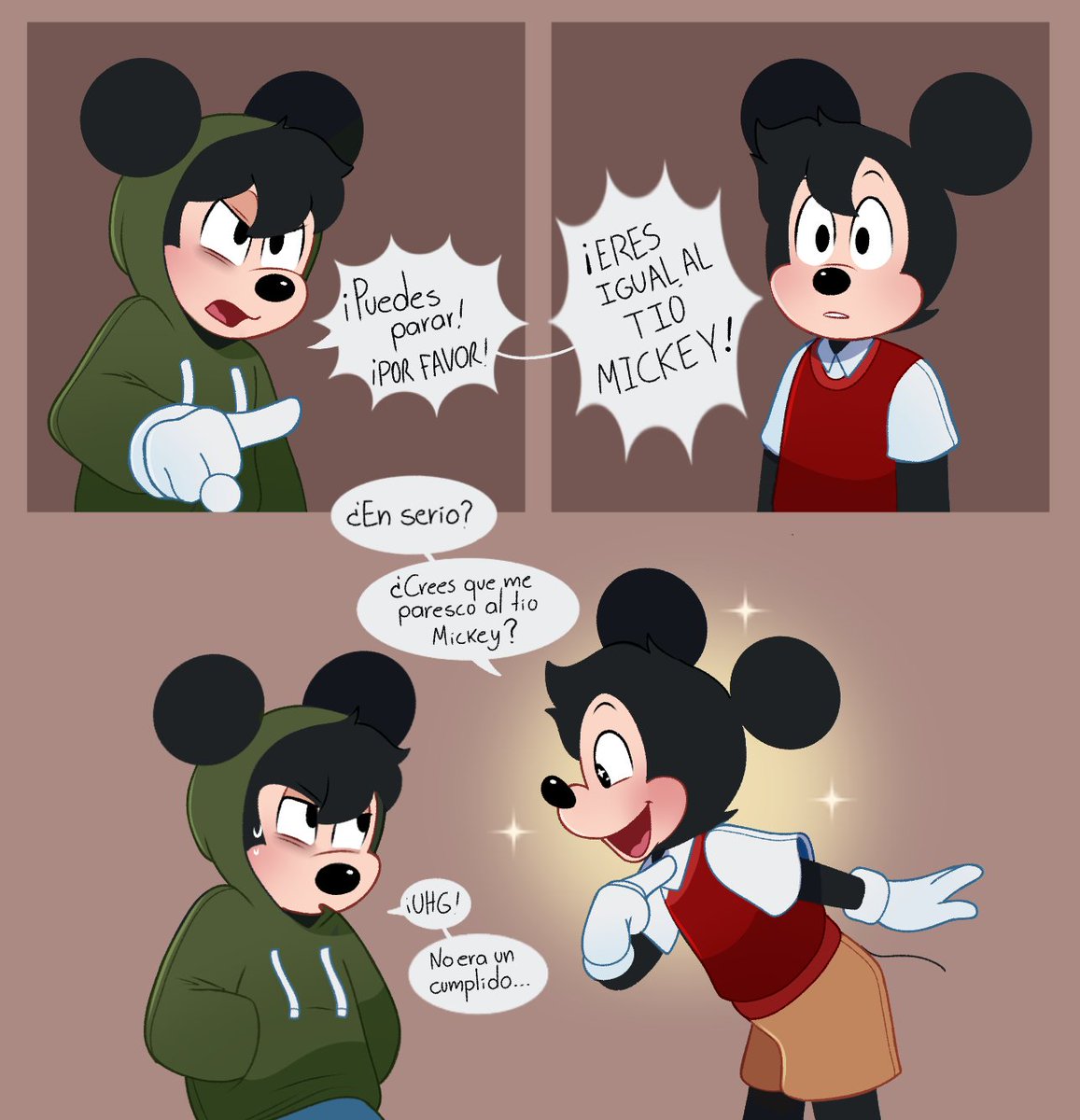 star_nibiru's tweet photo. Su mayor aspiración ☝🏻😌
#mortyfieldmouse #ferdiefieldmouse #disney #mickeymouse https://t.co/2dQ1ebIvXP