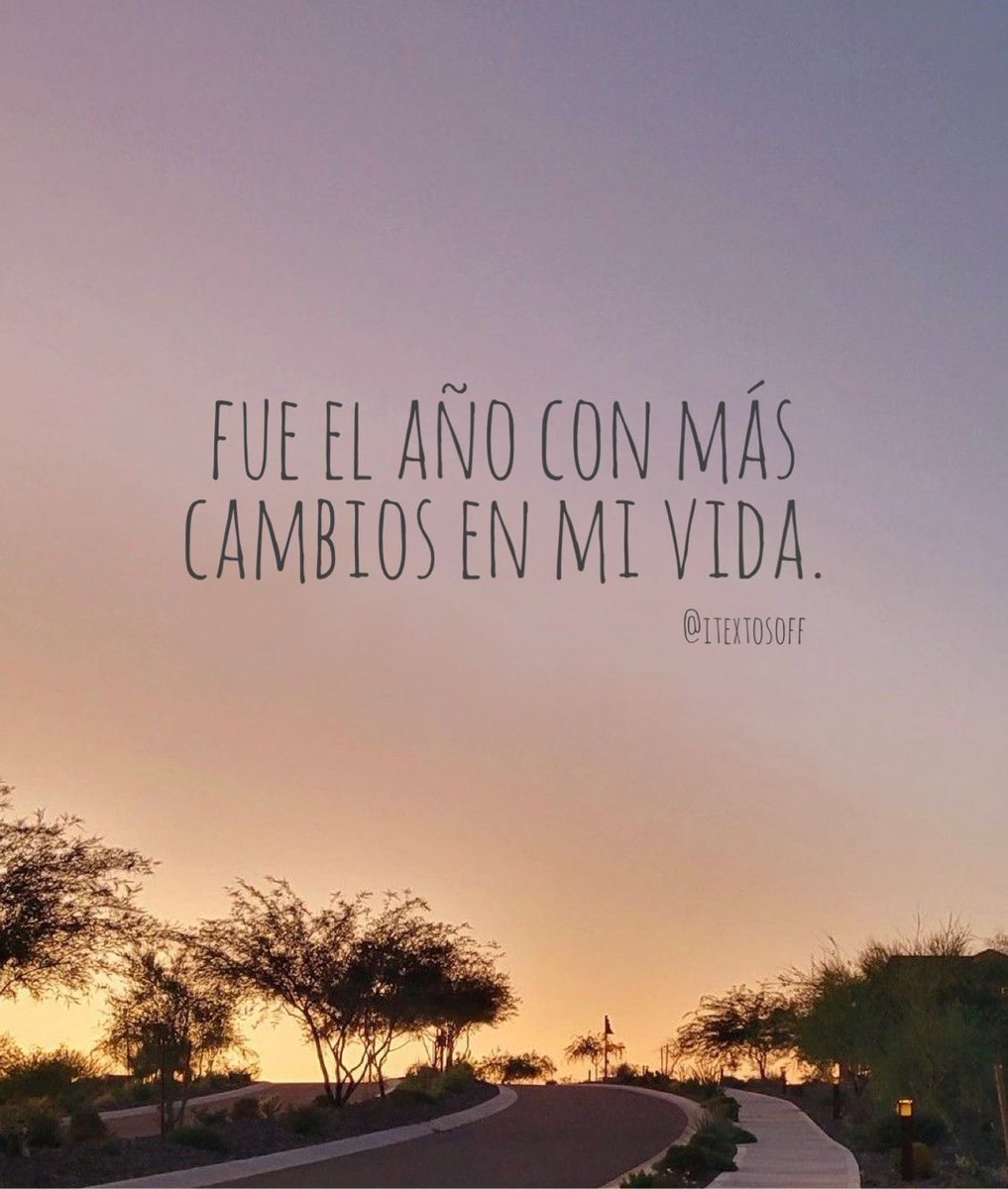 Este año me enseño a no planear tanto mi vida
