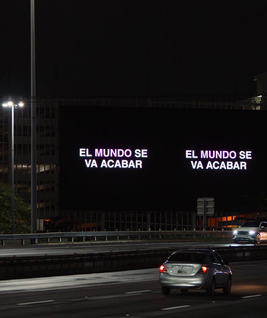 itscarlosivan's tweet image. Update 7:45PM🚨

Aparecen billboards en varios lugares de Puerto Rico con el mensaje “El Mundo Se Va Acabar”👀🇵🇷

¿Va a pasar algo? ¿Qué será?