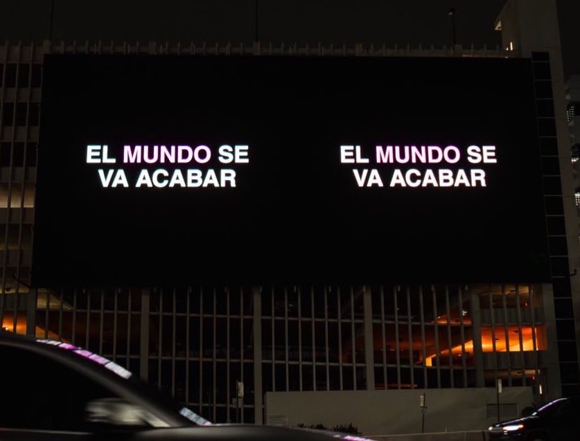itscarlosivan's tweet image. Update 7:45PM🚨

Aparecen billboards en varios lugares de Puerto Rico con el mensaje “El Mundo Se Va Acabar”👀🇵🇷

¿Va a pasar algo? ¿Qué será?
