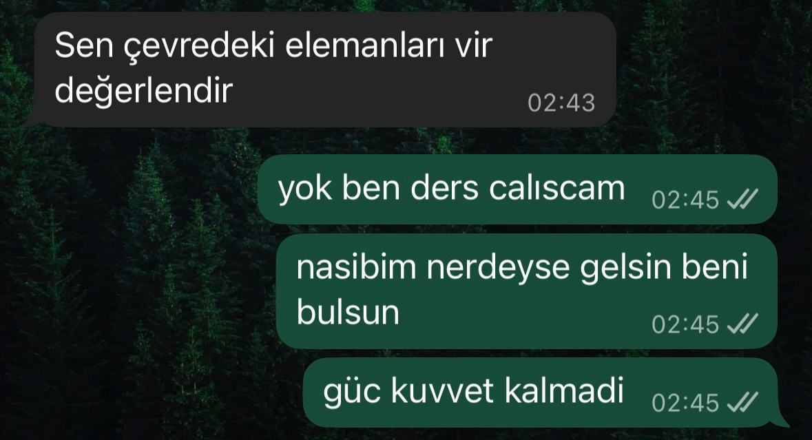 benim güncel date hayatı