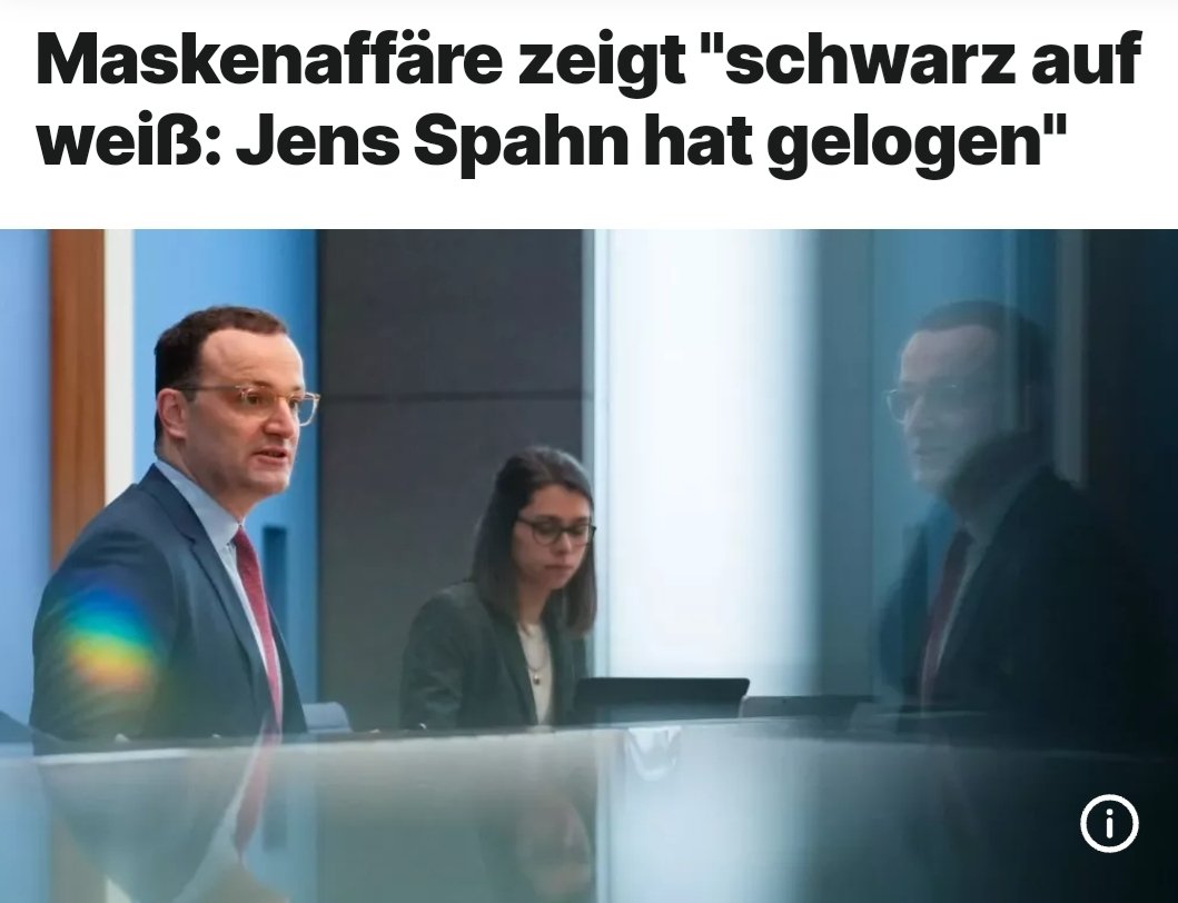 08.12.2025:

Das poste ich täglich:    

Warum ist @jensspahnnoch im Amt?   
Wann gibt's einen #SpahnUntersuchungsausschuss und die #SpahnImmunitaetsaufhebung?    

JEDEN TAG werde ich #SpahnRücktritt fordern!   

Bis er weg ist.