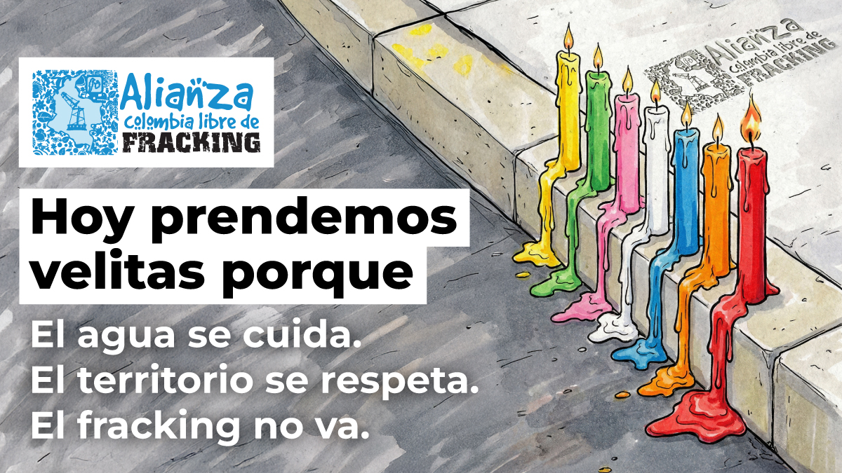 Hoy prendemos velitas por la tierra. 🕯️
Por el agua limpia, por el monte vivo y por un país que diga NO al #fracking.
Que esta luz corra y se multiplique.