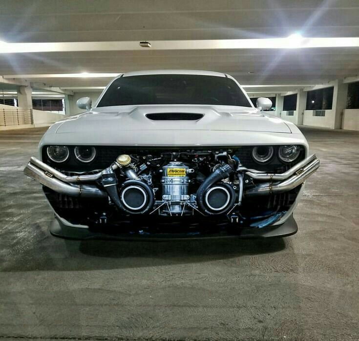 Daniela__558's tweet photo. When horsepower needs a breather... 🌬️💨 Pure, brutal aesthetics!

#DodgeChallenger #TwinTurbo https://t.co/vuwoDVG9RA