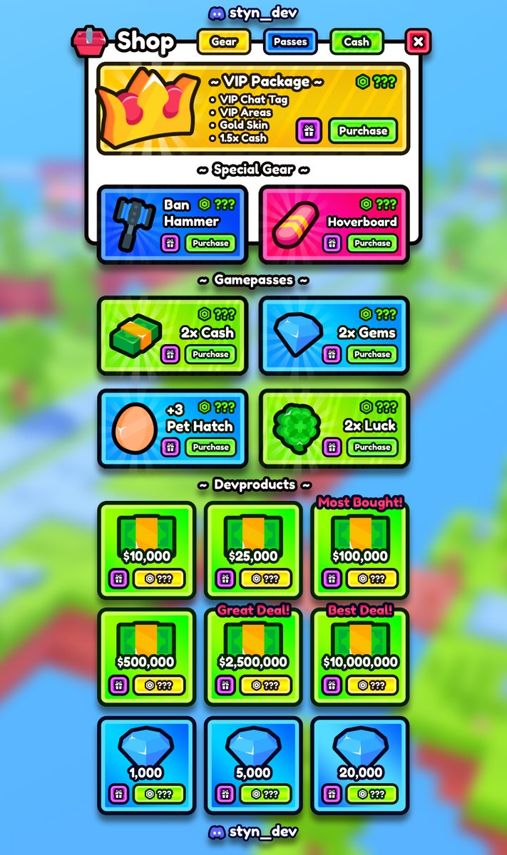 Styn_Dev's tweet image. Shop GUI for fun

DM me on discord @styn_dev for commissions
#RobloxUI #ROBLOX #RobloxDevs