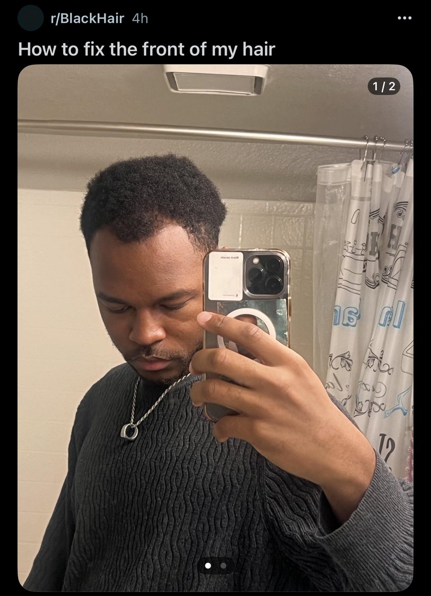 tommysonline's tweet photo. r/blackhair does the same thing and the most upvoted comment is always that meme and LOOK 😭😭😭😭😭😭 https://t.co/gRWmZFOD1o
