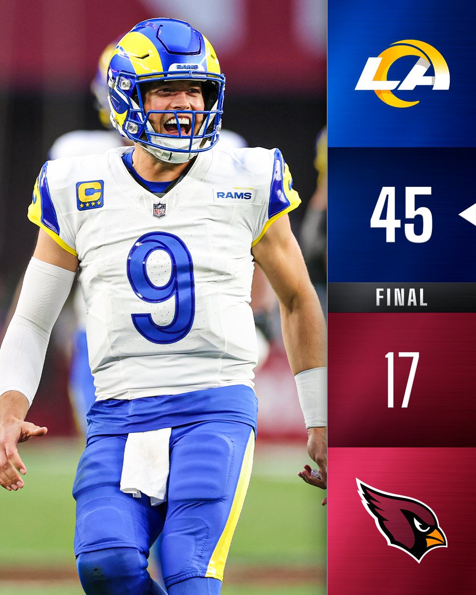 FINAL: The @RamsNFL win BIG on the road!