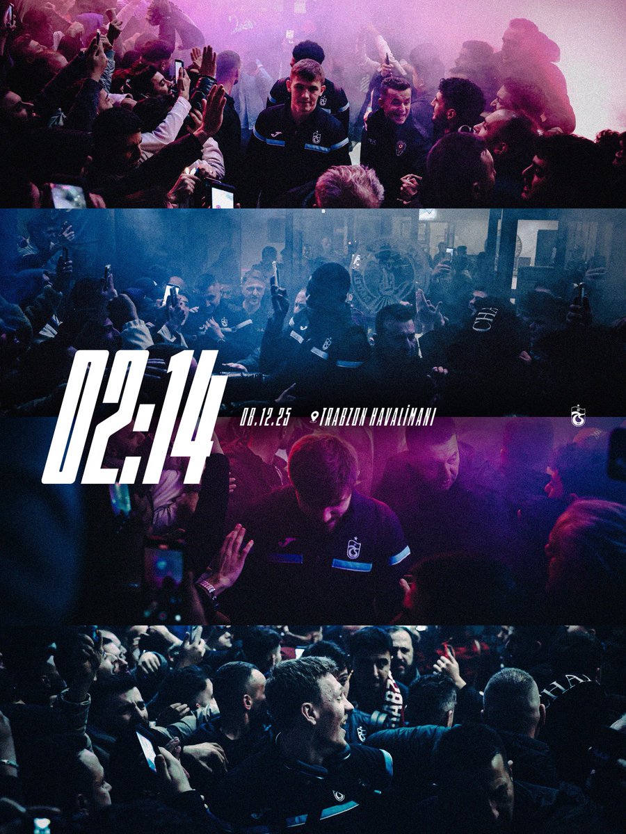 Bu geceyi daha da güzelleştiren Büyük Trabzonspor taraftarına teşekkürler ❤️💙

#KENETLEN