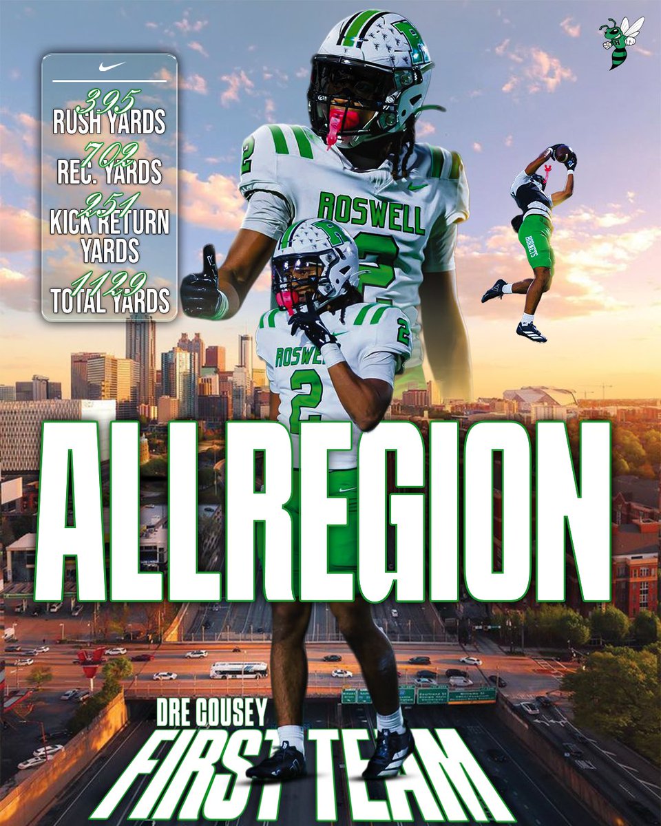 DCousey70661's tweet image. Blessed to be named 1st team All-Region 5A hudl.com/profile/164918… 
Check out my film!!!!!! 
@CoachColemanWRs @CoachThompson05 @Roswell_FB @Coach_Spratt @thecoachgrim 
@RecruitGeorgia