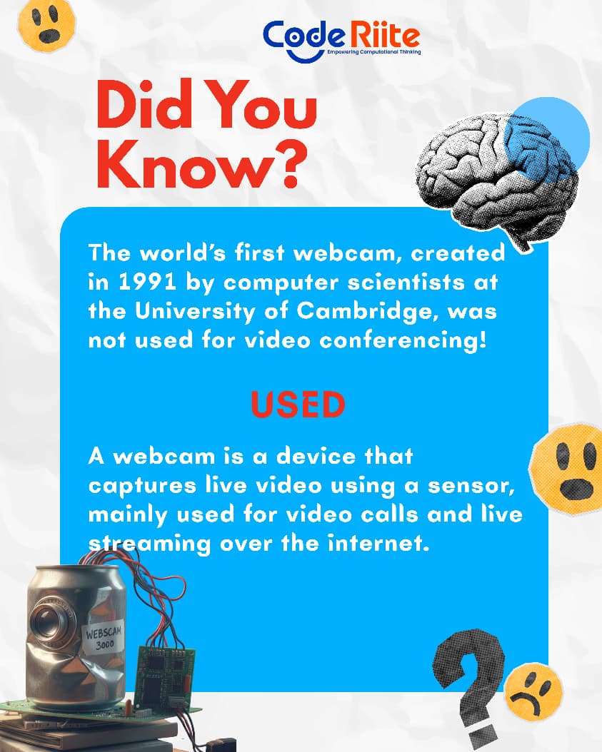 coderiite's tweet image. 🧠 DID YOU KNOW? — Tech Facts That Spark Curiosity!
📞 9819349505
🌐 coderight.in
📸 @code_riite
[tech facts, kids learning, computational thinking]

#codeeducation #stemkids #coderiite