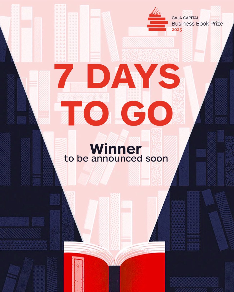 Stay tuned for the winner announcement of Gaja Capital Business Book Prize 2025 edition.