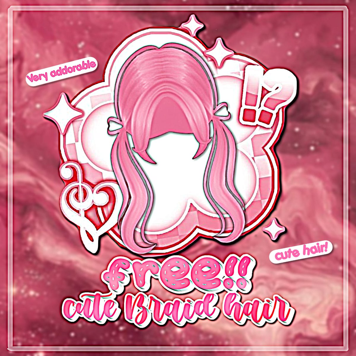 AjaRissz68662's tweet image. 🔔 𝗜𝗻𝗳𝗼𝗿𝗺𝗮𝘁𝗶𝗼𝗻

I will publish this hair in about 2-3 weeks. 

Link Item:
— roblox.com/catalog/120736…

Thank You 😇🥰🙏❤️👍