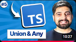 mayurbadgujar36's tweet image. Understanding Unions &amp;amp; Any

- Union Types let a variable accept multiple possible types.
- Custom Literal Types help create strict, predictable values (great for large codebases).
- Use unions to avoid any and clearly define the only valid possibilities.
#ChaiAurTypescript