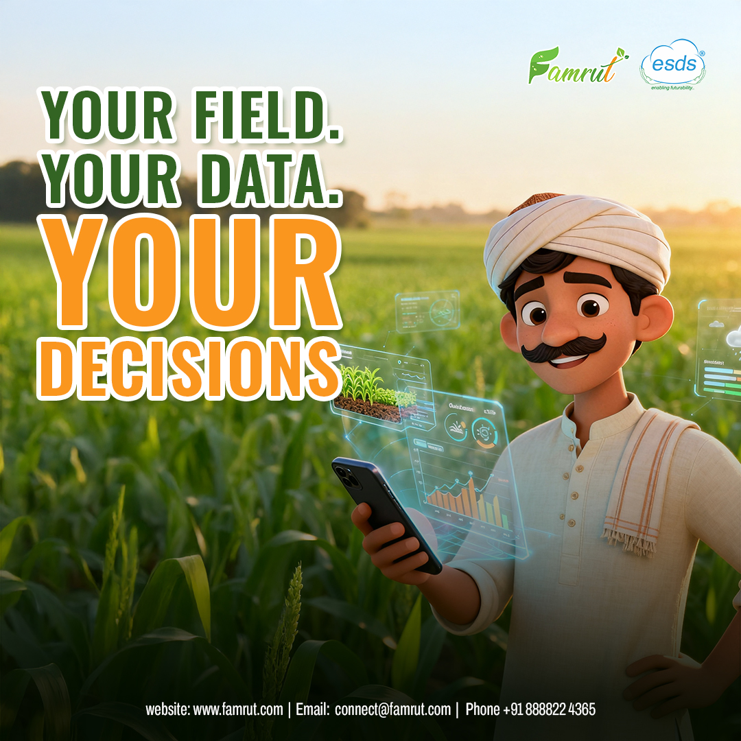 FamrutApp's tweet photo. Empowering farmers with data-driven decisions. 🌾📊
Your field. Your data. Your decisions. #Famrut #SmartFarming https://t.co/9zCbo4HnND