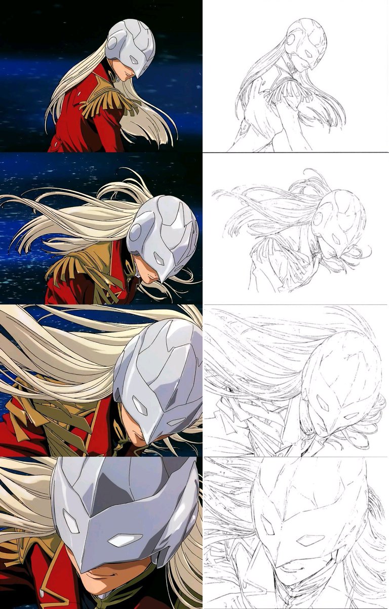 Zechs Merquise late opening illustration sequence by Shuko Murase