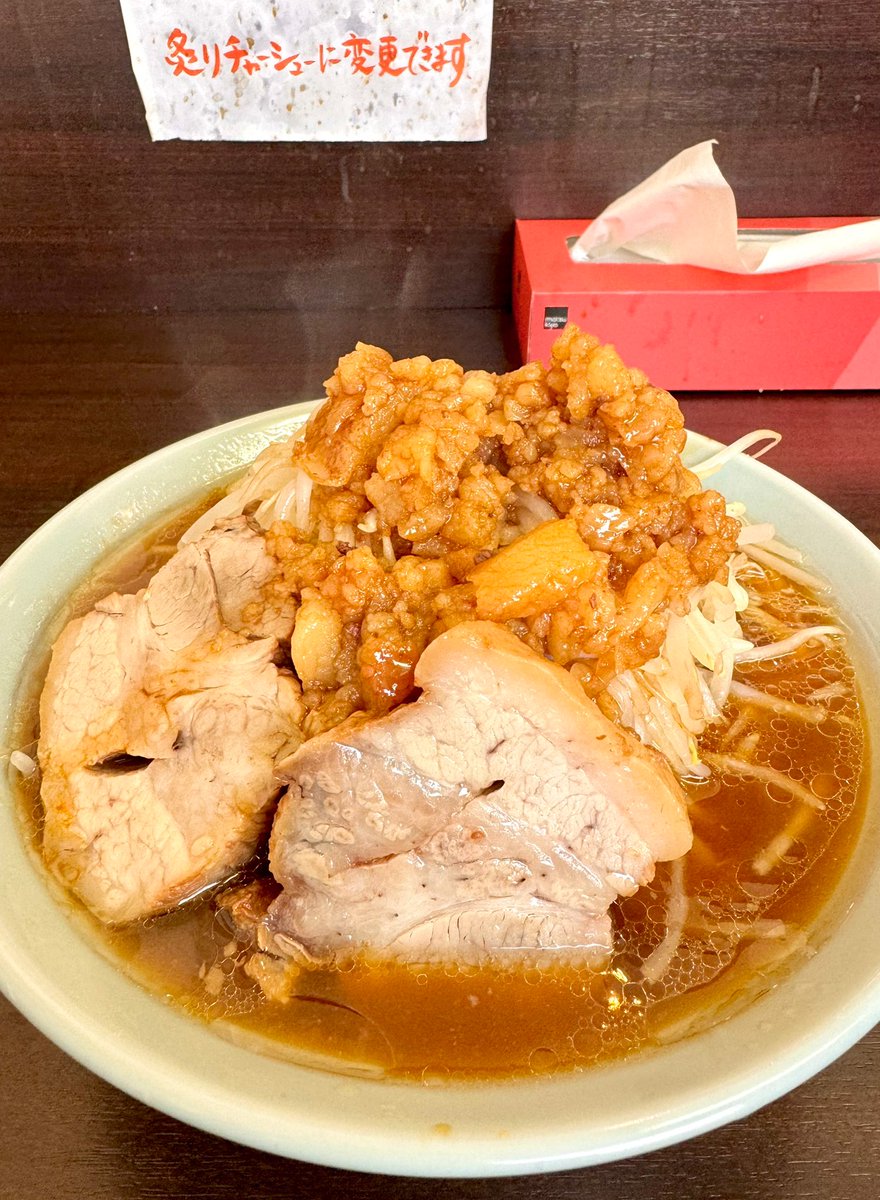 ましまし 松山市】2024年7月にオープンしたばかりの「豚麺屋ましまし」で豚まぜ