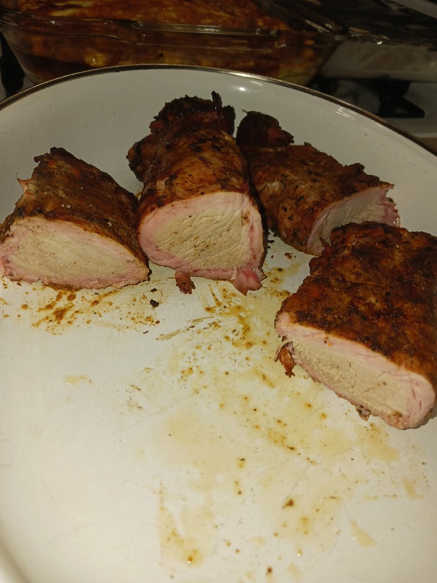 psyborg990's tweet image. Birthday BBQ for my brother SmokingMechanic was amazing. 3 different flavors of smoked tinderloins, california rice, and chile relleno.