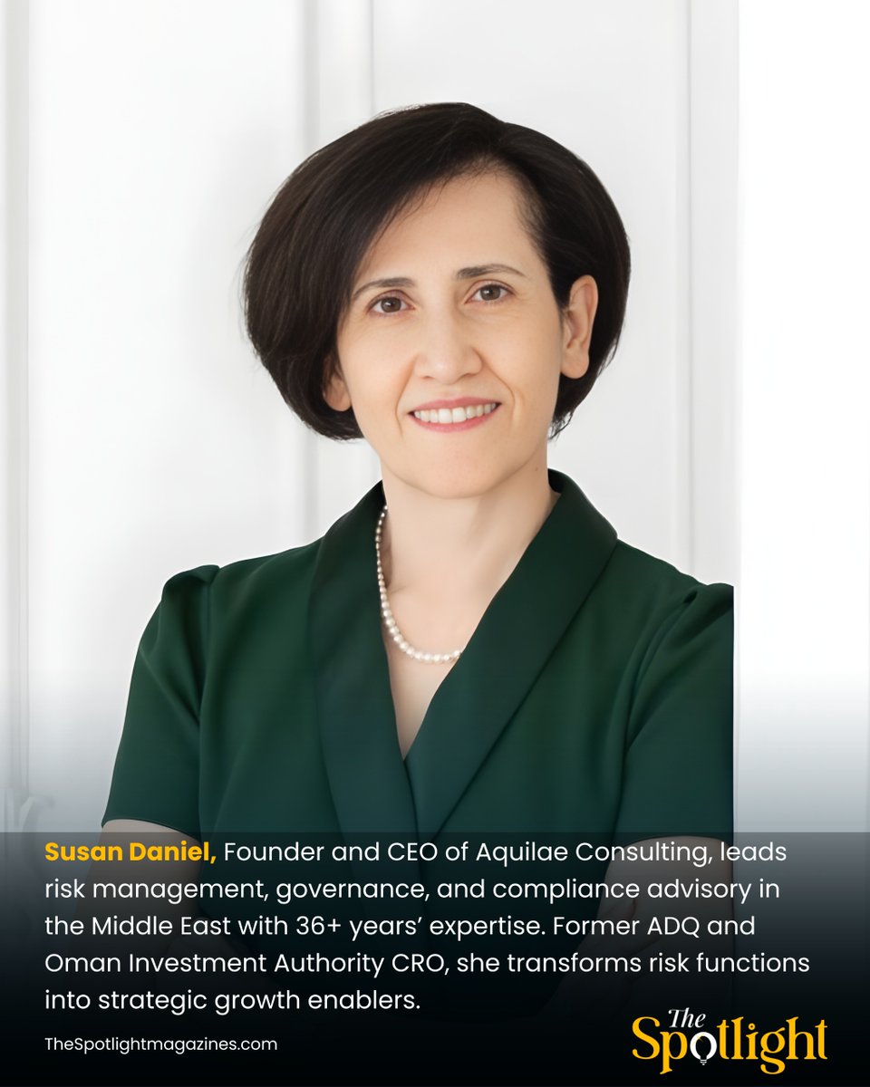 Susan Daniel FCCA is a strategic leader, coach, mentor, board member, and committee member with over 36 years of expertise in risk management, corporate governance, and internal audit. She is the Founder and CEO of Aquilae Consulting Limited LLC
Read More;
linkedin.com/feed/update/ur…