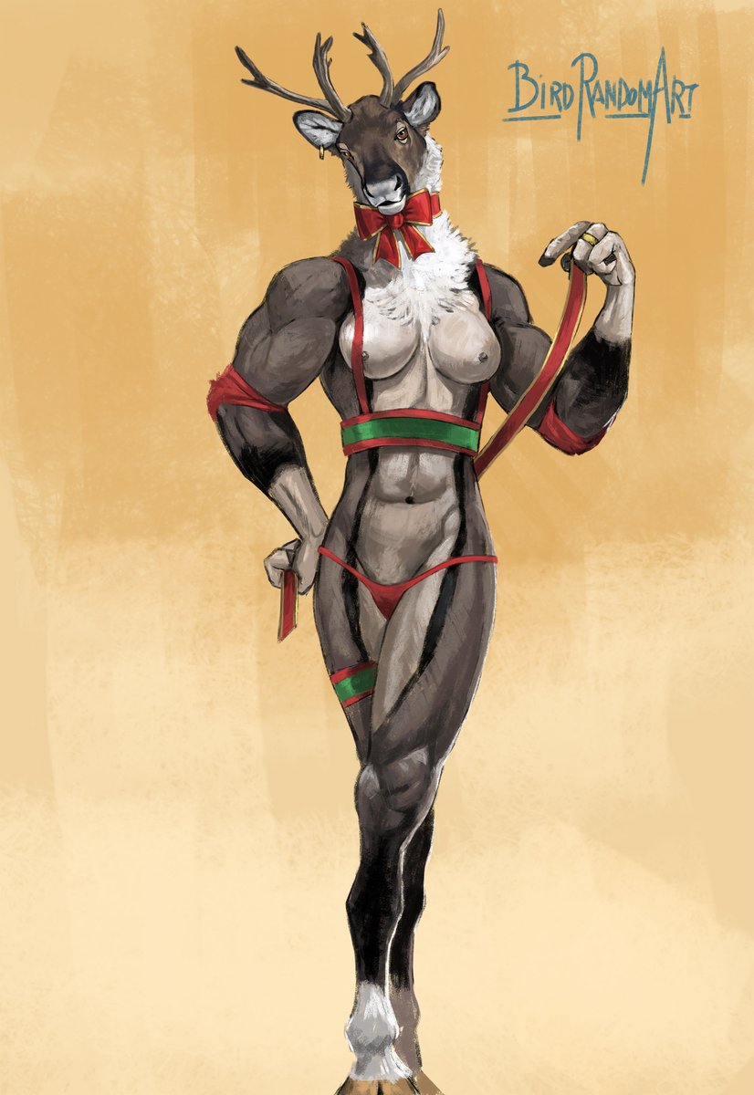 BirdrandomART's tweet image. "Prancer y Vixen"
Continuo con los renos...