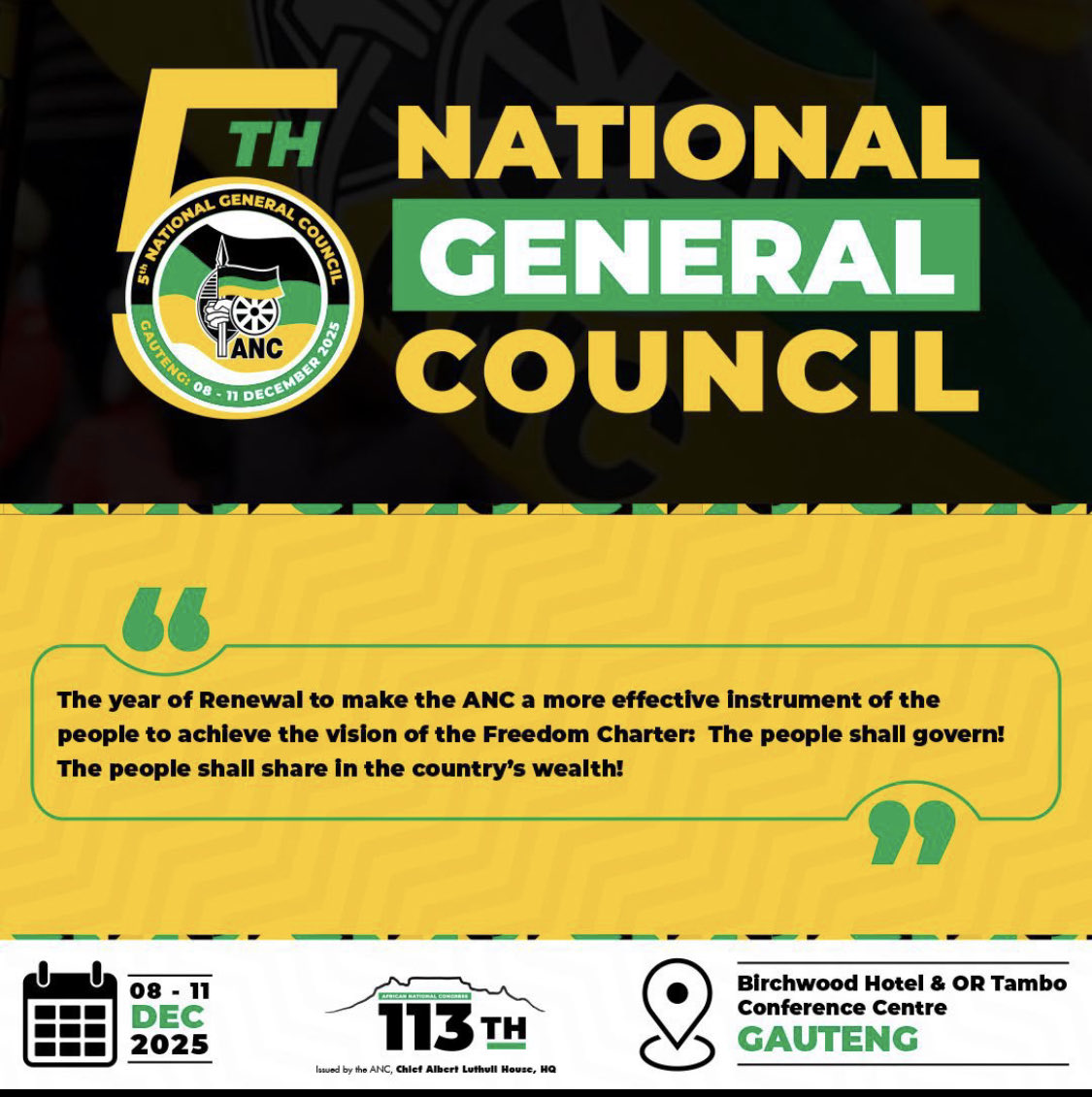 ANC SECRETARY GENERAL | Fikile Mbalula tweet media