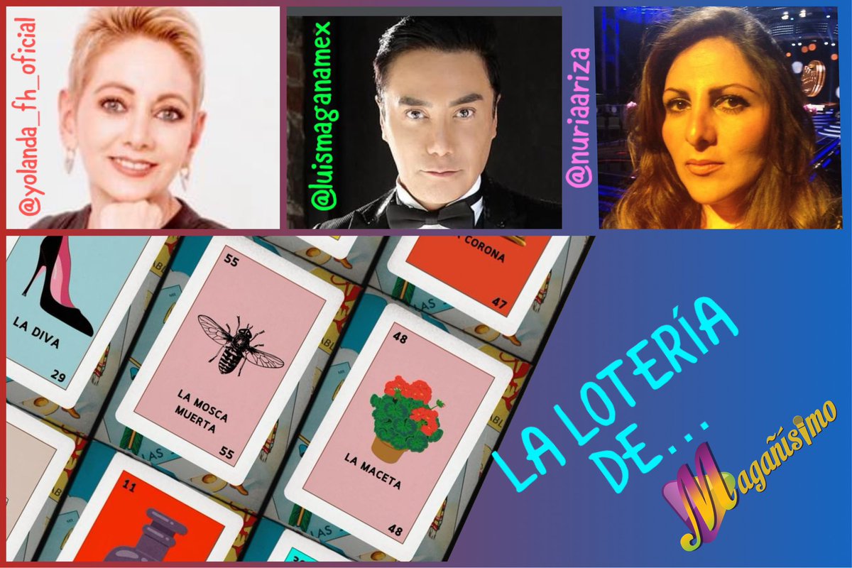 ✅💯 HOY DOMINGO a las 22:00 hrs. Los esperamos con  @yolanda_fh_oficial y @nuriaariza para una nueva aventura en  #magañisimo ♥️💎 LA LOTERÍA. Jugaremos y nos divertiremos con las noticias de la farándula ✅💯 TU PUEDES APARECER, EN VIVO, CHISMEANDO CON NOSOTROS 📺