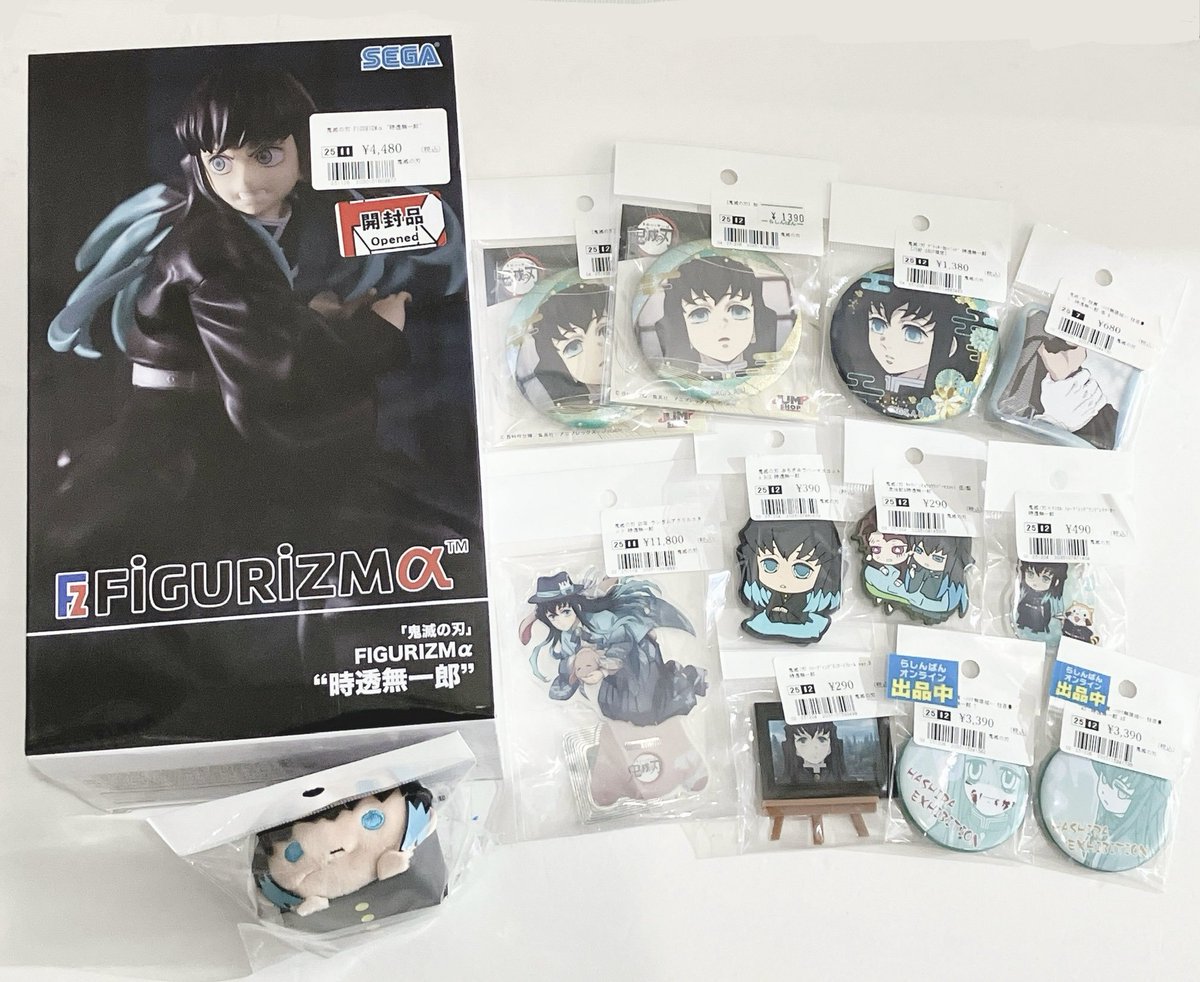 🎶入荷情報🎶 #鬼滅の刃 より 🩵柱展 エモーショナル缶バッジ 時透無