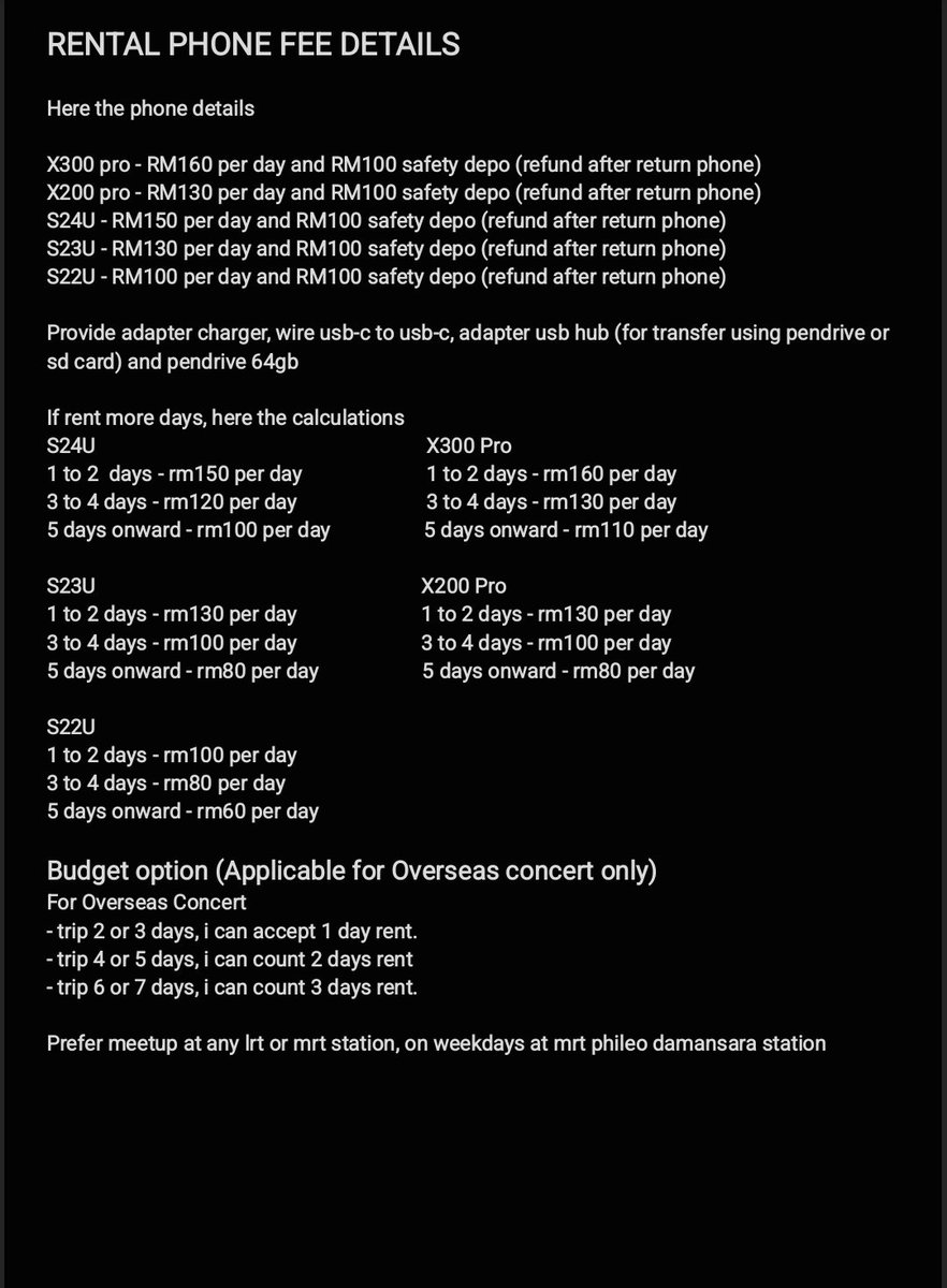 HADY S22U/S23U RENTAL SERVICE tweet media