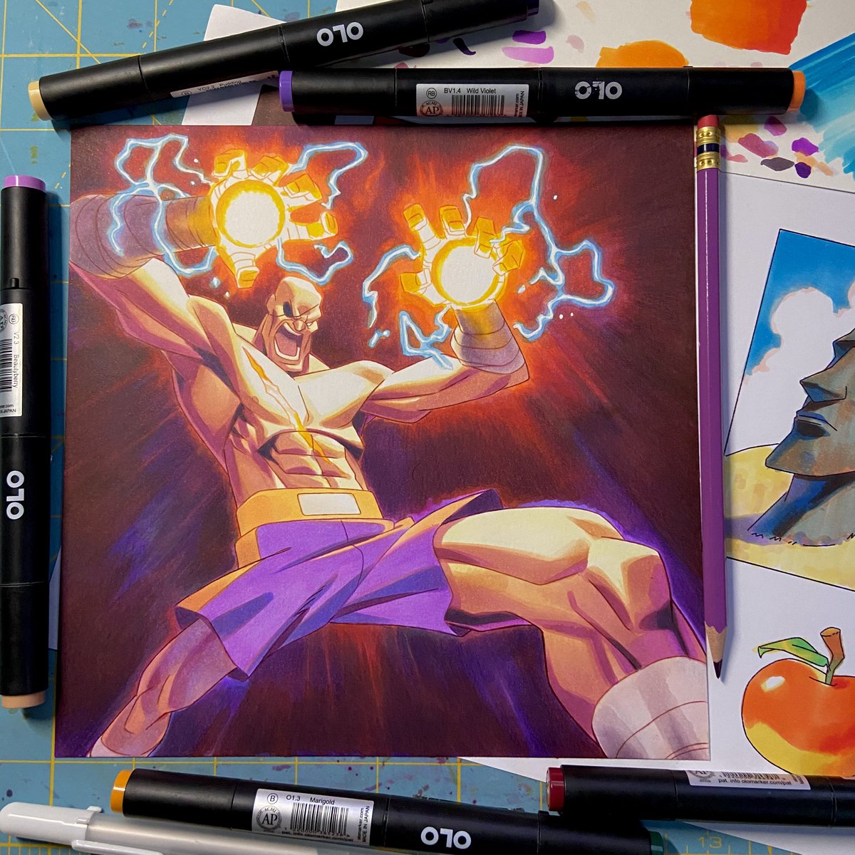 Sagat from last nights marker giveaway stream