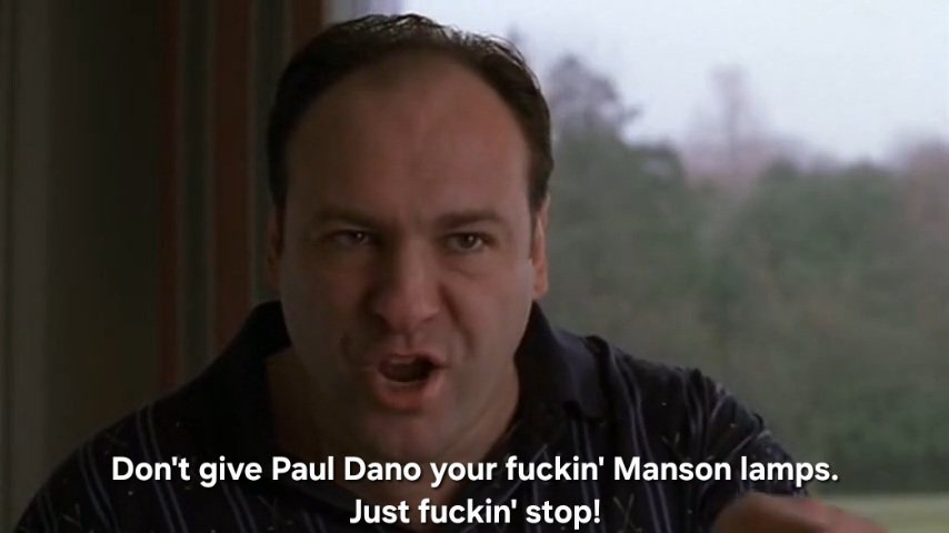 The fụckin' Manson lamps on Tarantino got me crying! 😭