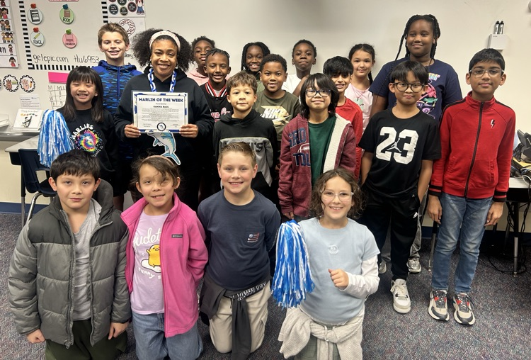 Congrats to our Staff Marlin of the Week, Ms. Bass!! She consistently lifts her students with kindness, helping them recognize their potential and grow in confidence. We are so thankful for her!