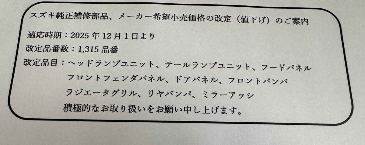 値下げしました☆HL-66V MH21Sのヘッドライトも値下げしてくれたかな🤔