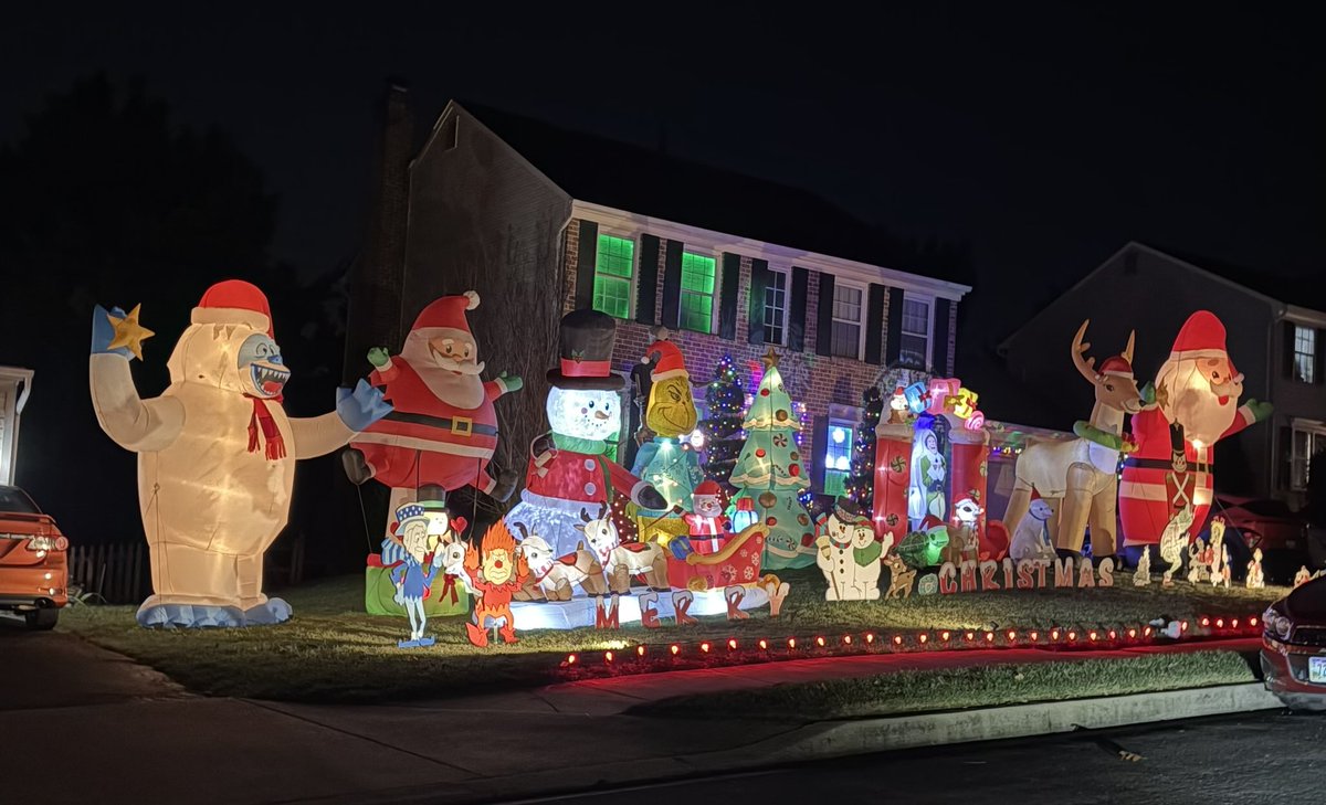 I’m sorry. This isn’t Christmas decorations. It’s just giant blowups…no details, no delicate lights. Kids may like it but to each his own.