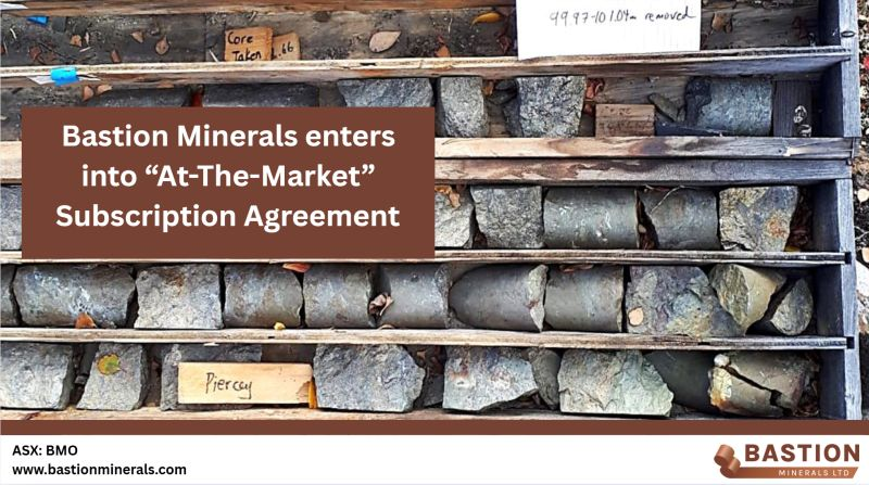 BastionLimited's tweet photo. Bastion Minerals has entered into an At-The-Market (ATM) Subscription Agreement with Dolphin Corporate Investments (DCI), providing up to $500,000 in flexible standby equity capital over the next three years. 

Read more: https://t.co/z9RAe9Db8x

$BMO https://t.co/DM8rTTGh6s