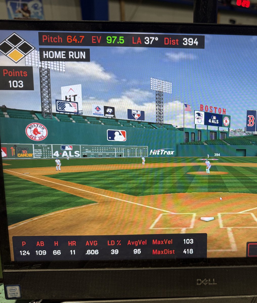 Sutton0924's tweet image. Late night offseason swings. AVG EV of 95 and was hitting consistent barrels going 400+ with 100+ EV. 

@PMPHitting_Todd @MPFriarBaseball