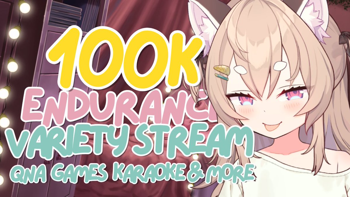 komachipanko's tweet image. 🍭100K SUBS ENDURANCE🍭
we’re super close to 100k, so let’s push for the milestone together yup yup!! 🍎
join me on tuesday (dec 9) at 8:30 am pst / 11:30 am est / 5:30 pm cest for fun times!!
i’ll be live until we hit 100k… and i’ll keep going even after! let’s have fun!!! x3