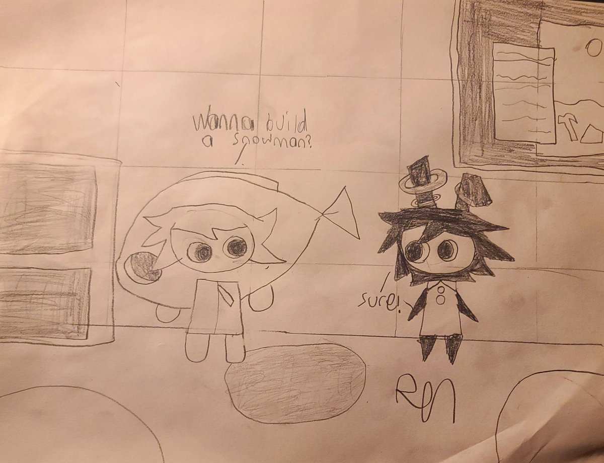 roniscoolguy's tweet photo. Paper December: Day 7 - Kindergarten!

Chip likes to make friends!

#PaperDecember #FPE #fundamentalpapereducation #fundamentalpapereducationfanart #fpefanart #fpetwt #chipfpe https://t.co/2mswLbpDKQ