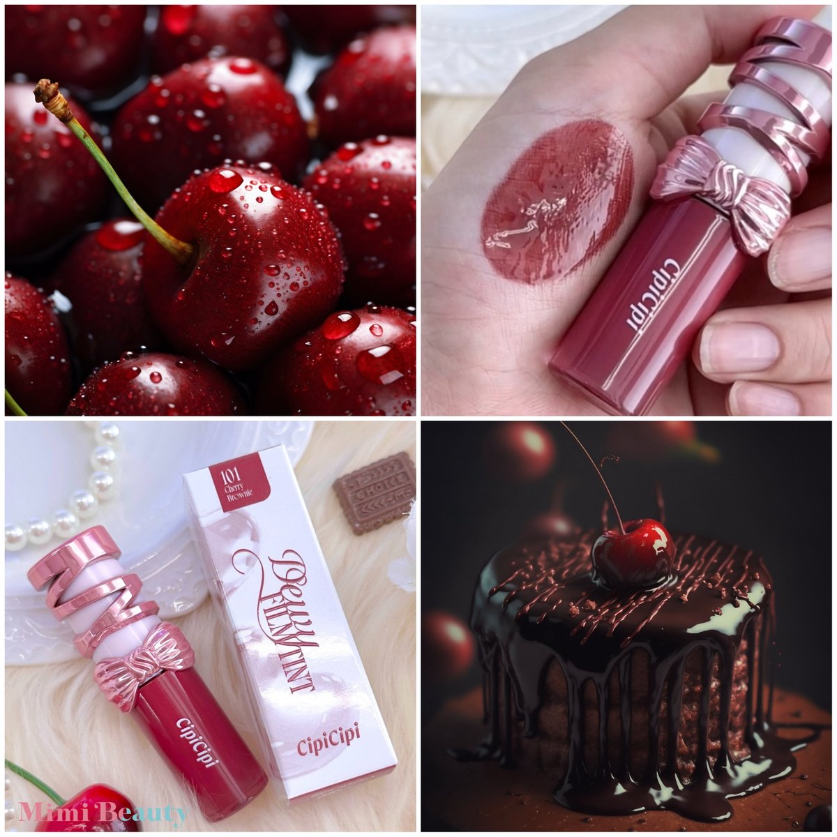 リップケア mimi CipiCipiのリボンリップ限定色