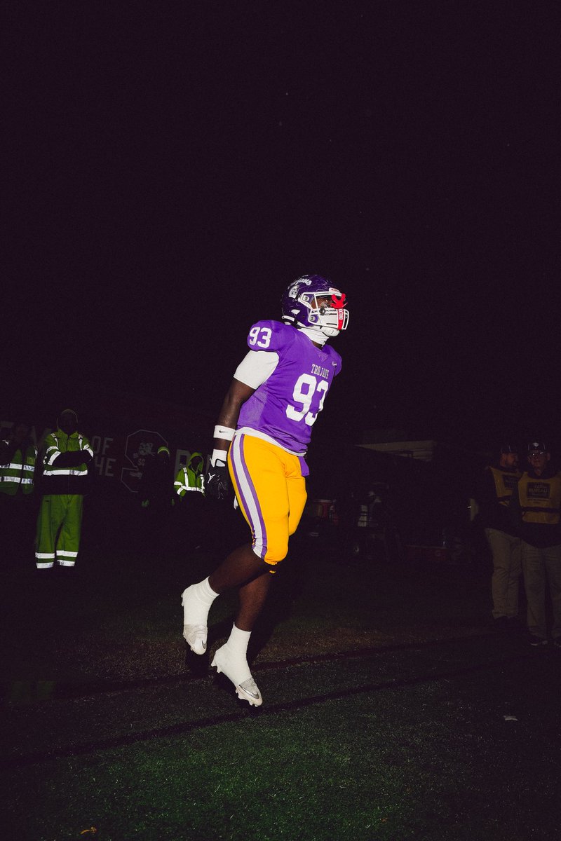 kneely93's tweet photo. Job well done we got the job done once again 2x champs! 1st I would like to thank the man up top 2nd my coaches and teammates we finish strong it’s nothing like Northwestern Trojans Football! @NHSTrojansFB @NHSCoachWofford 
#WinToday 💜💛 https://t.co/v5plmOYG7t