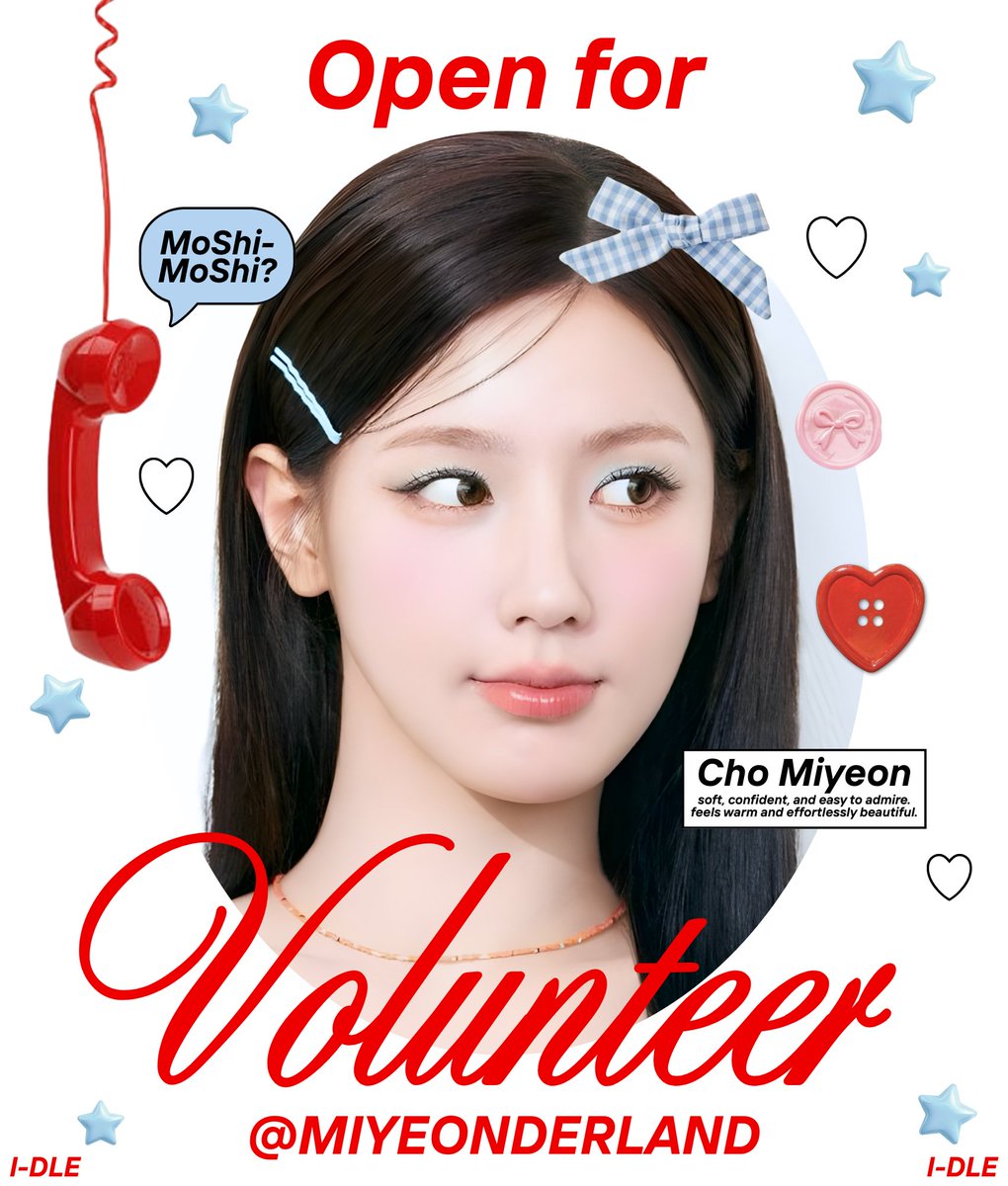 📢 RT would be appreciated. 

𝙼𝚘𝚜𝚑𝚒 𝚖𝚘𝚜𝚑𝚒 (...☎️📞) 𝗠𝗶𝘆𝗲𝗼𝗻’𝘀 birthday is coming up soon, and we’re preparing something special! 🎂 We’re looking for volunteers who want to be part of it, especially 𝗠𝗶𝘆𝗲𝗼𝗻'𝘀 roleplayers. Interested to join us?